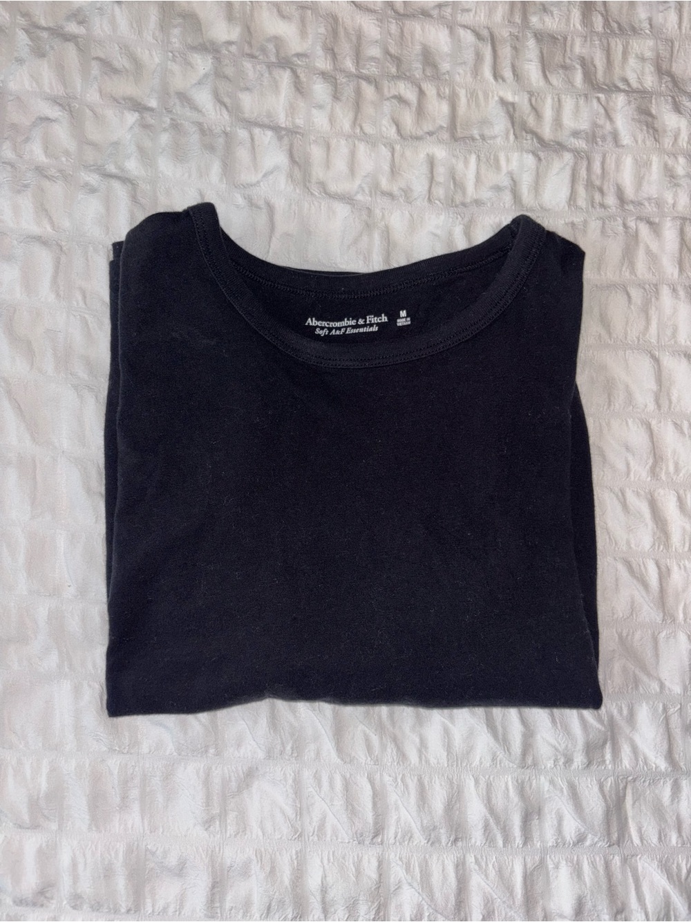 Abercrombie & Fitch Men’s Black Short Sleeve Crew Tee
